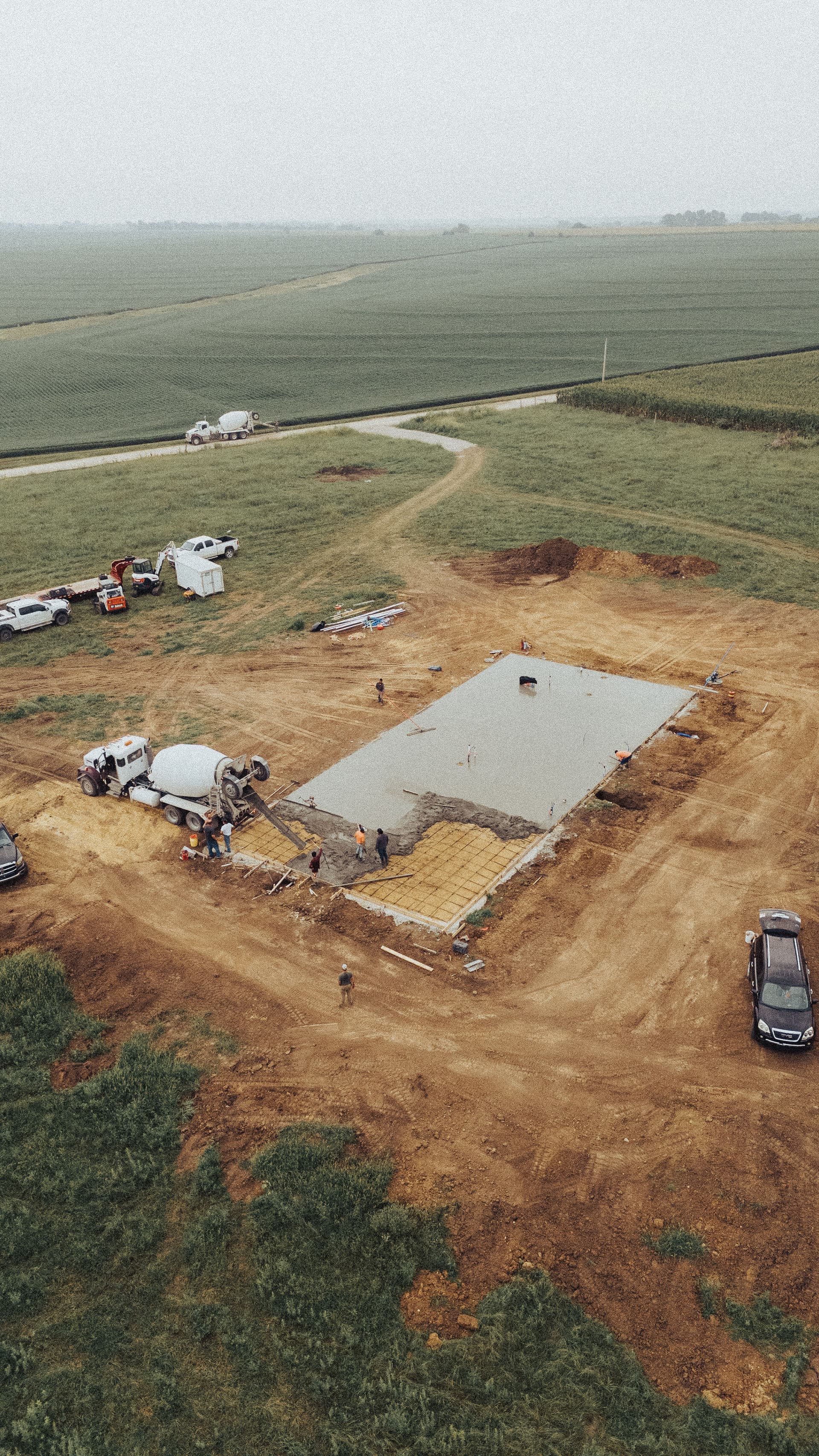 3,800 Sq Ft Concrete House Pad Poured in St George Kansas image