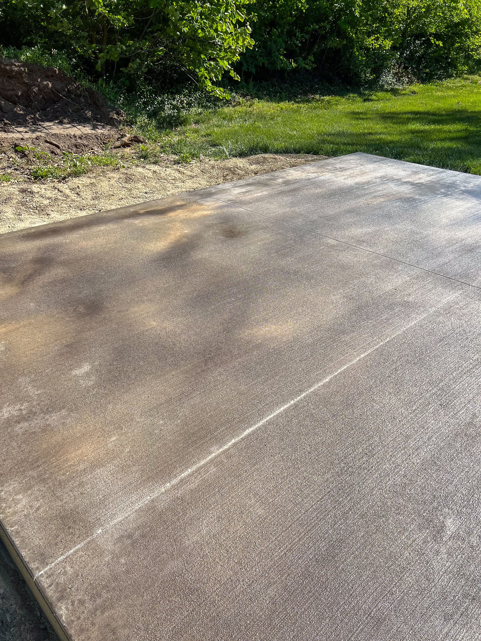 Colored Concrete Patio in St George Kansas image