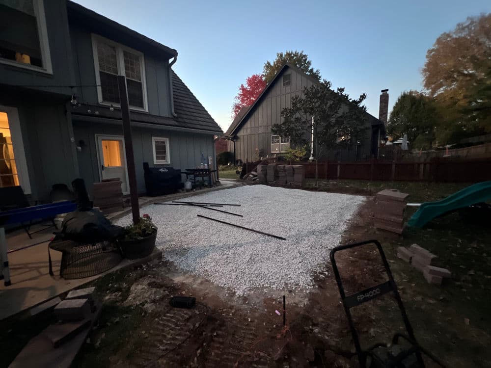 Gallery photos for Custom Paver Patio Project in Lee's Summit: Image #1