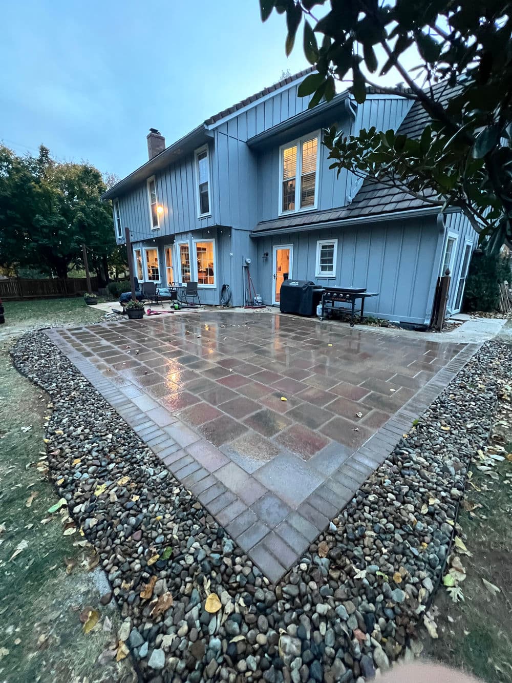 Custom Paver Patio Project in Lee's Summit image