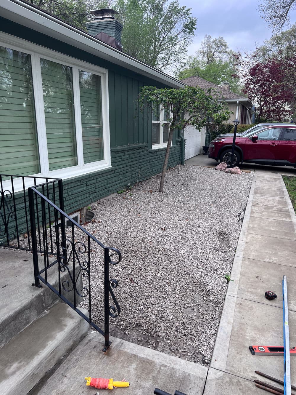 Gallery photos for 3-Tier Custom Paver Patio with Retaining Wall Steps in Mission KS: Image #4