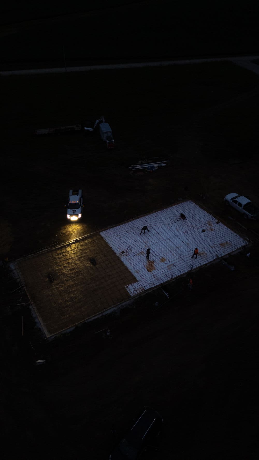 Gallery photos for Concrete House Pad with Heated Flooring in St. George KS: Image #1